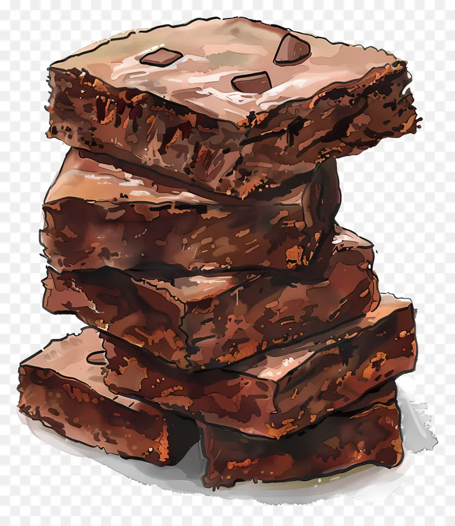 Brownie Yığını，Browni PNG