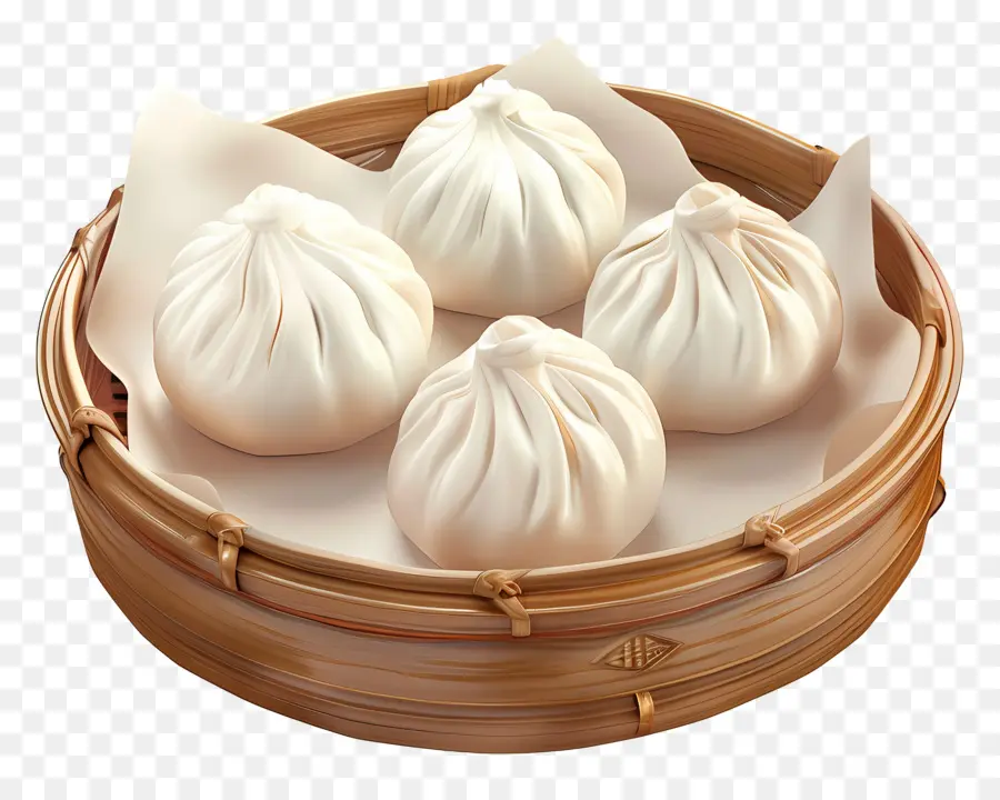 Baozi，Buharda Pişirilmiş Çörekler PNG