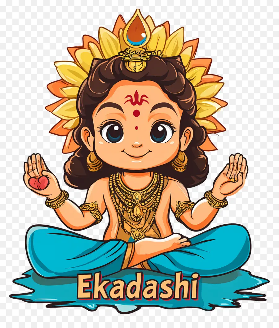 Aja Ekadashi，İlahi Karakter PNG