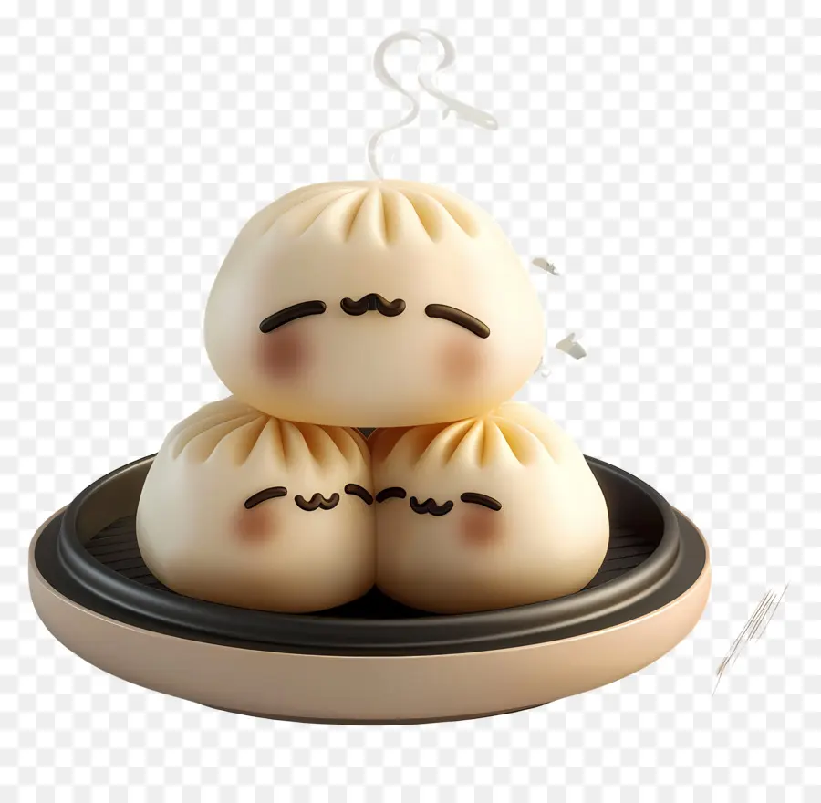 Baozi，Sevimli Köfte PNG