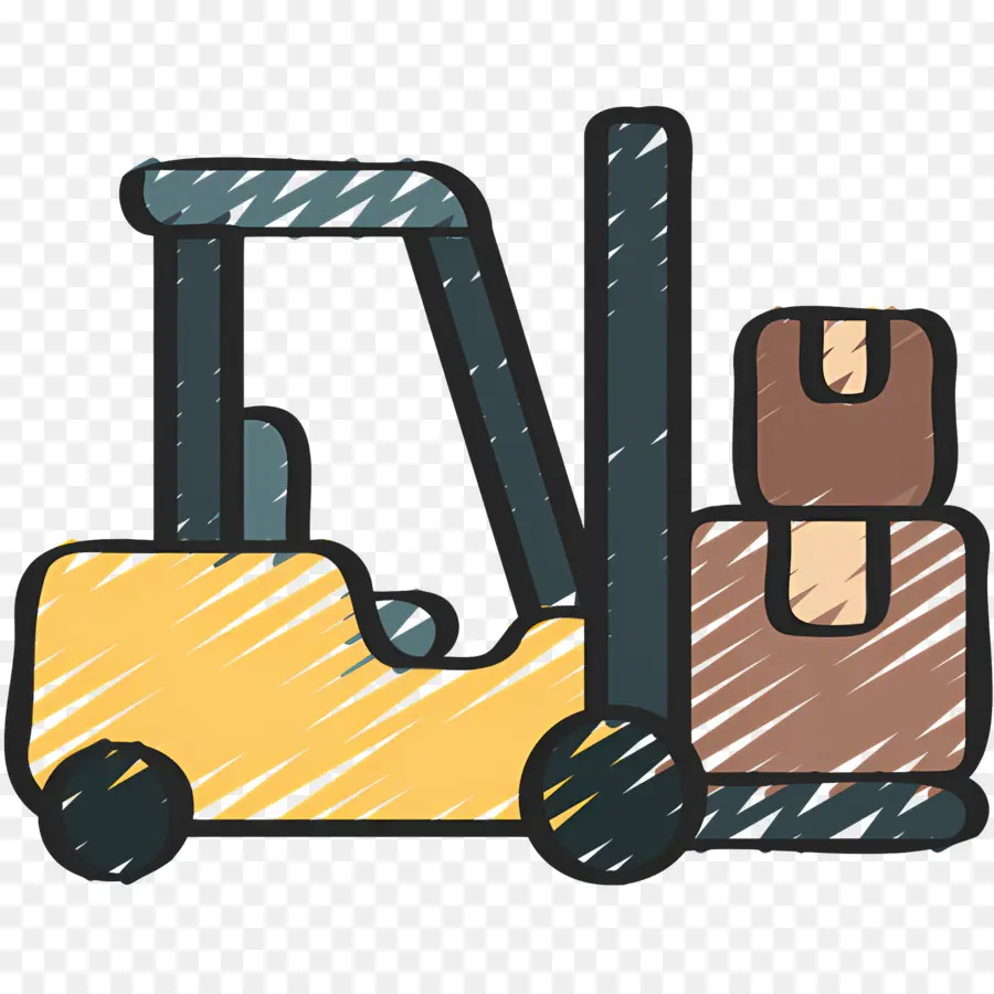 Lojistik，Forklift PNG