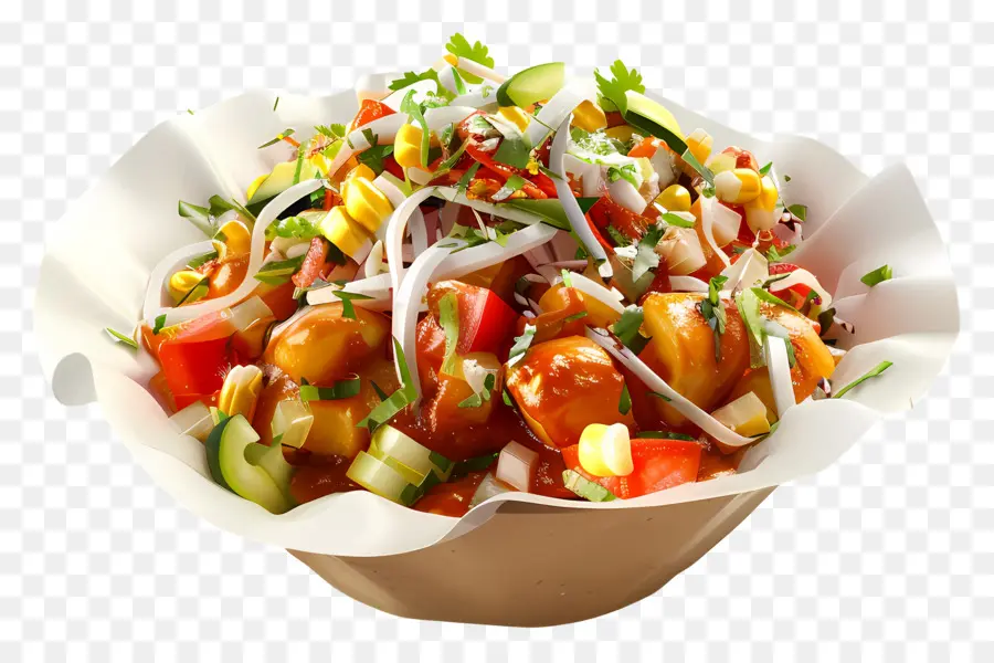 Chaat，Salata PNG