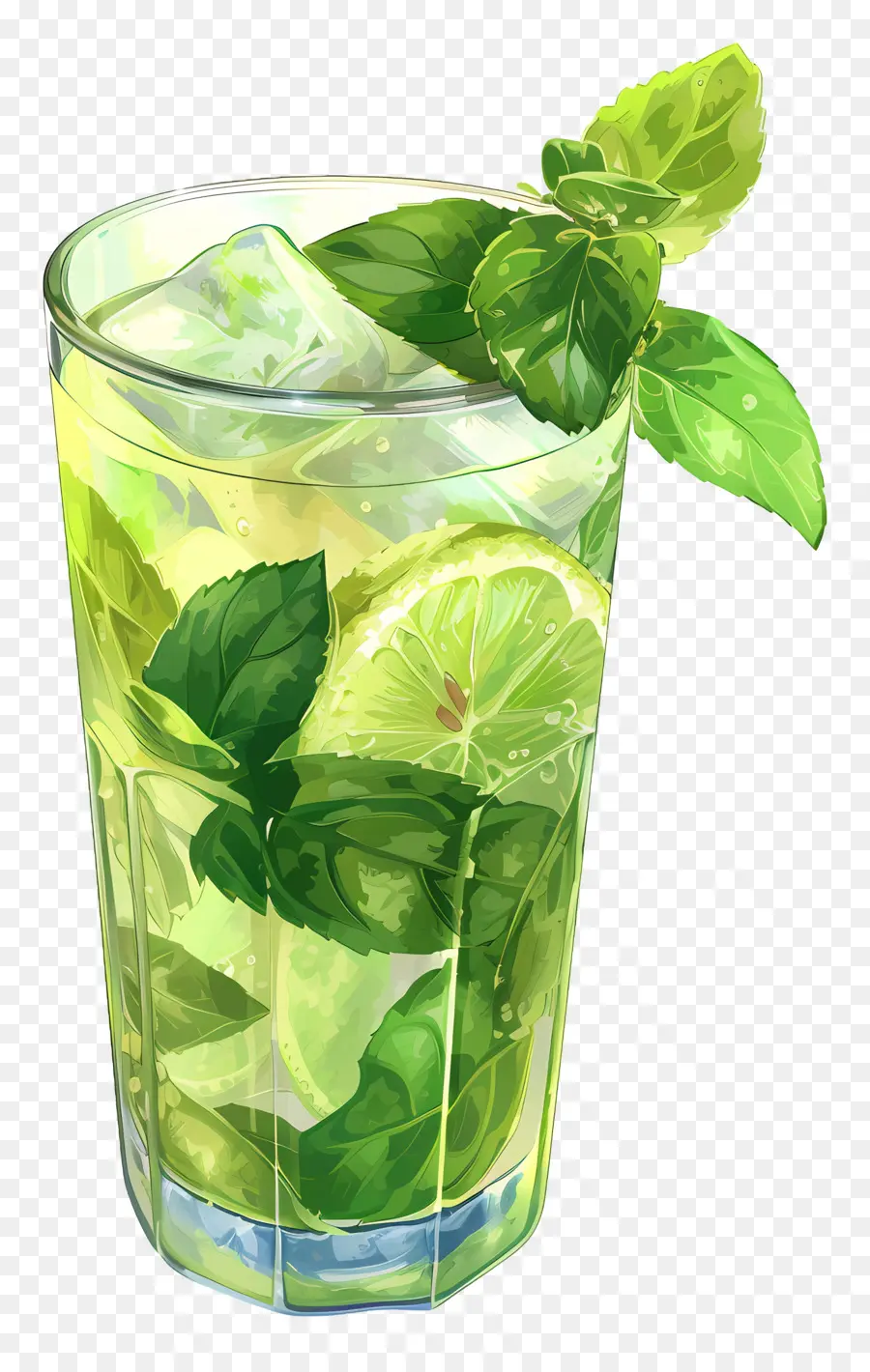 Mojito，Sarı İçecek PNG