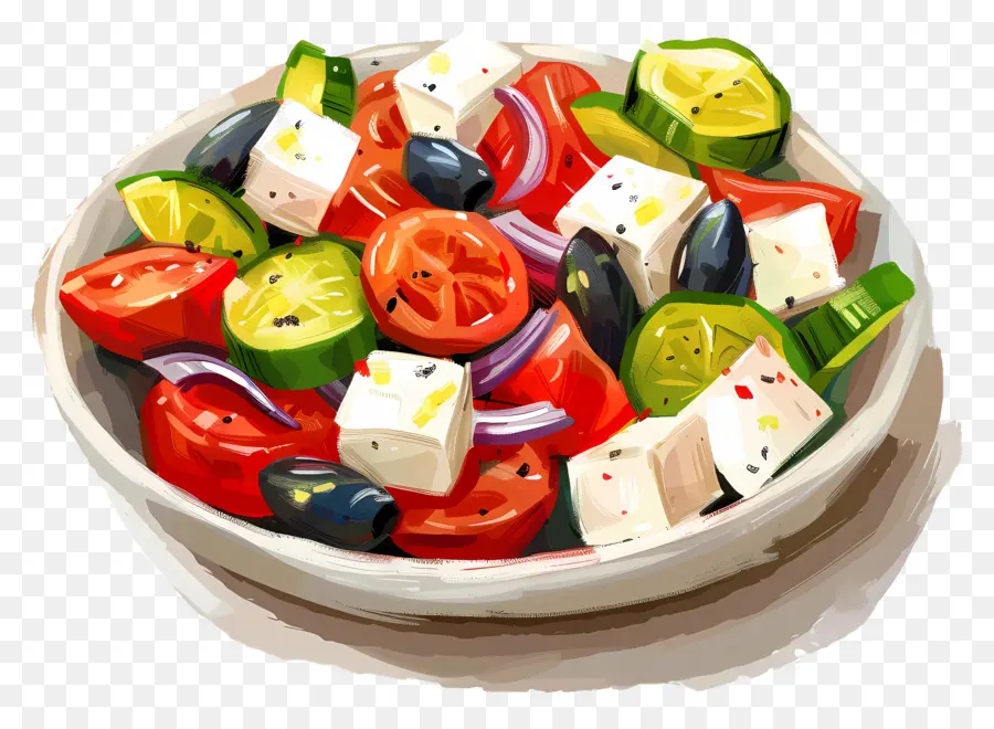 Yunan Salatası，Sebze PNG