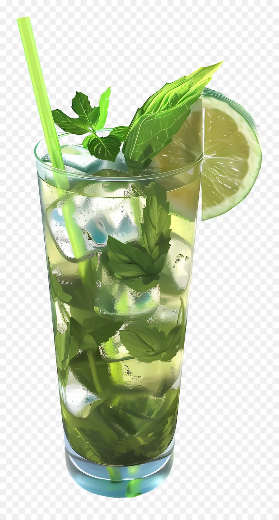 Mojito，Bir Bardak Mojito PNG