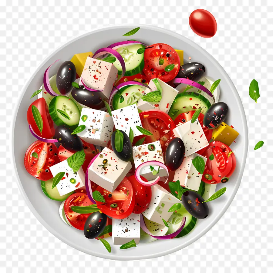 Yunan Salatası，Sebze PNG