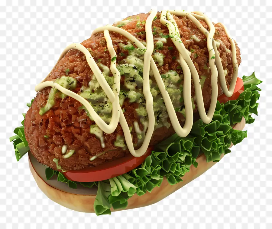 Falafel，Sandviç PNG