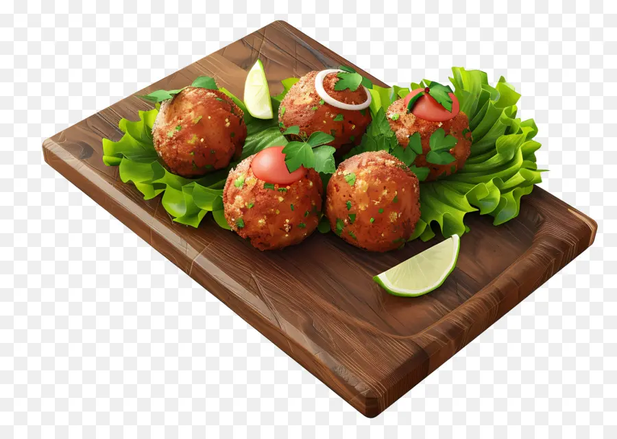 Falafel，Gemide Köfte PNG