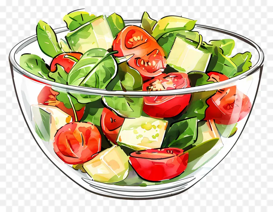 Bir Kase Salata，Salata PNG