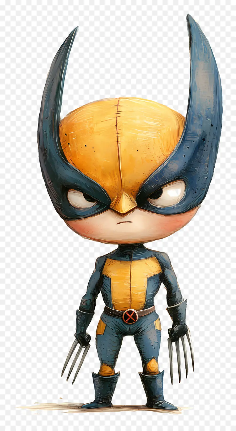 Wolverine，Chibi Wolverine PNG