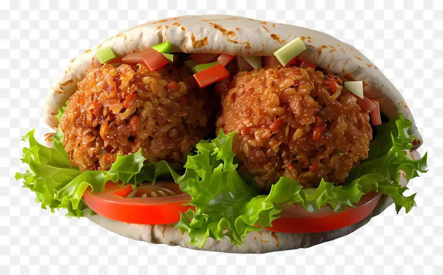 Falafel，Falafel Sandviç PNG