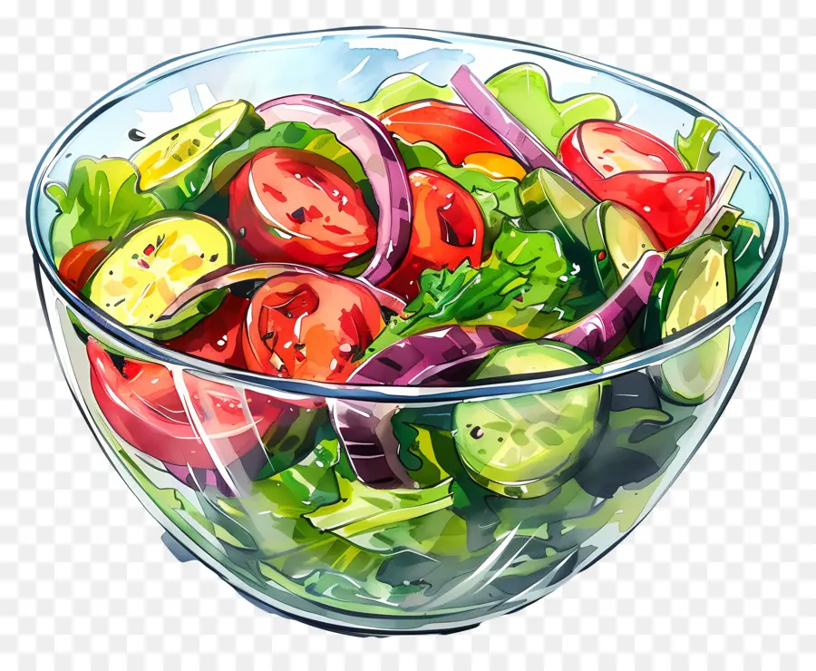 Bir Kase Salata，Salata PNG