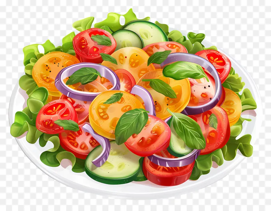 Sebze Salatası，Salata Kasesi PNG