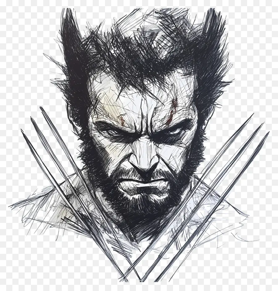 Wolverine，Pençeli Karakter PNG