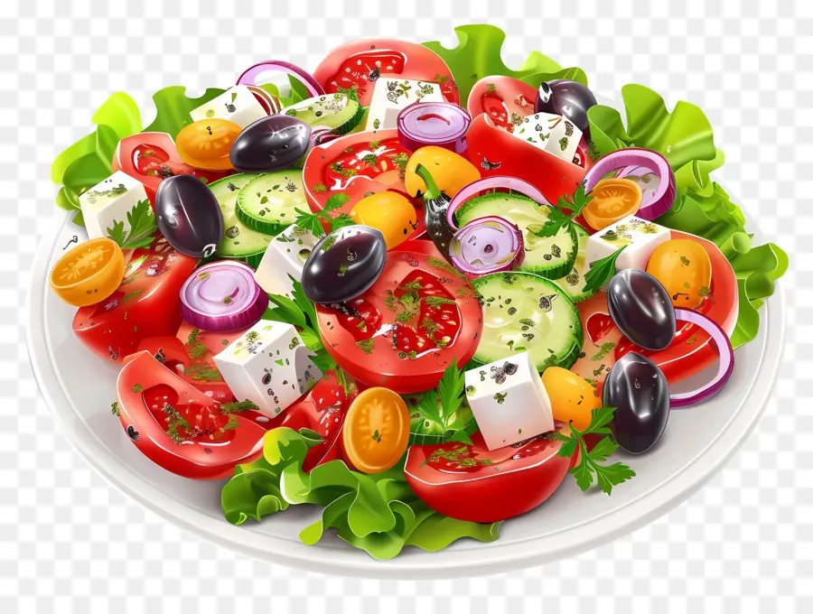 Yunan Salatası，Salata PNG