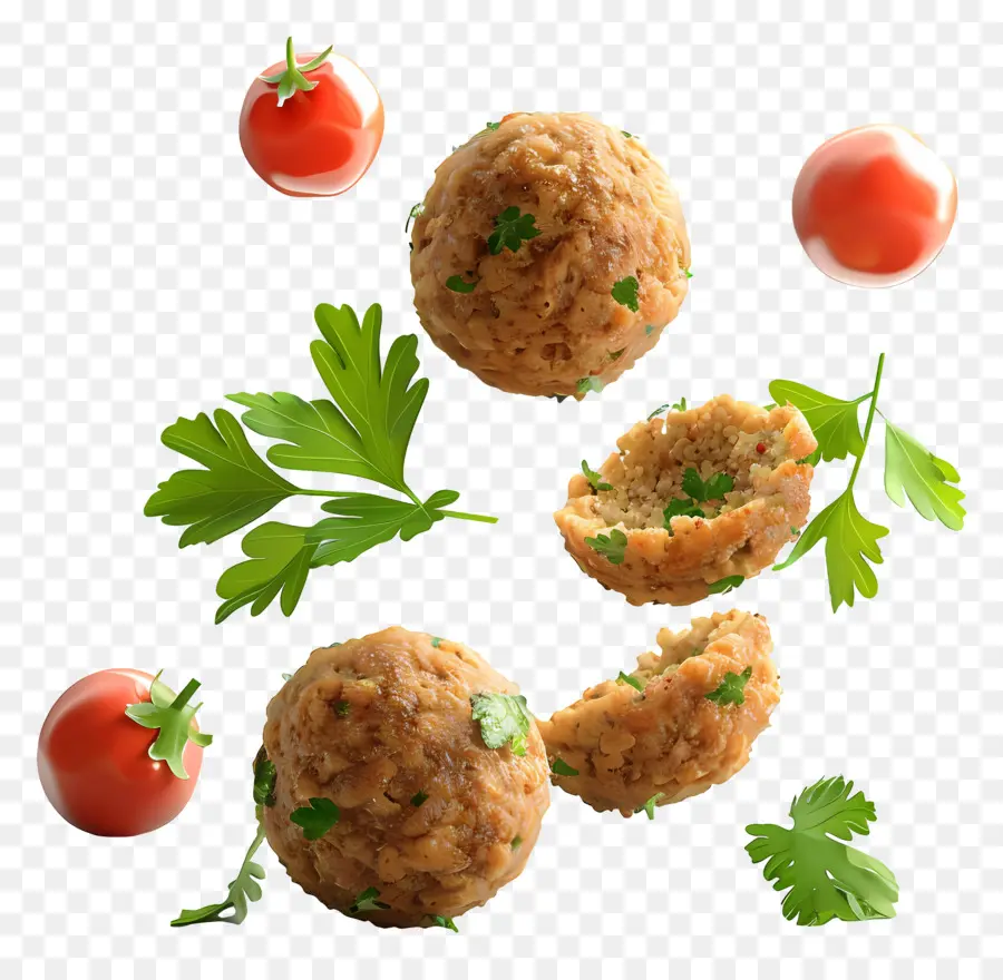 Falafel，Vejetaryen PNG