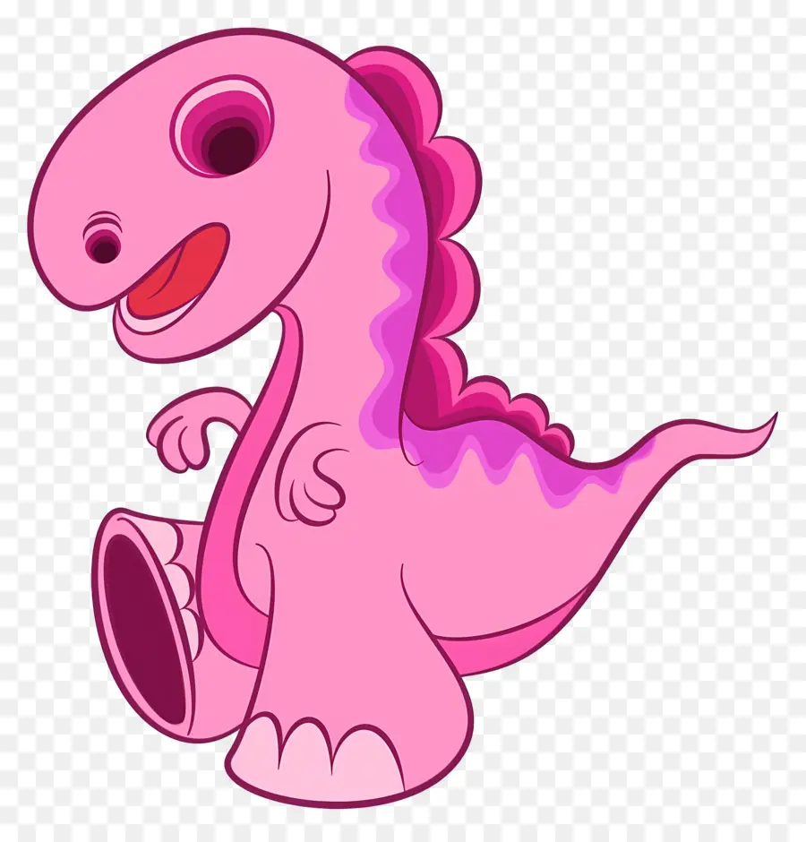 Karikatür Dinozor，Pembe Dinozor PNG