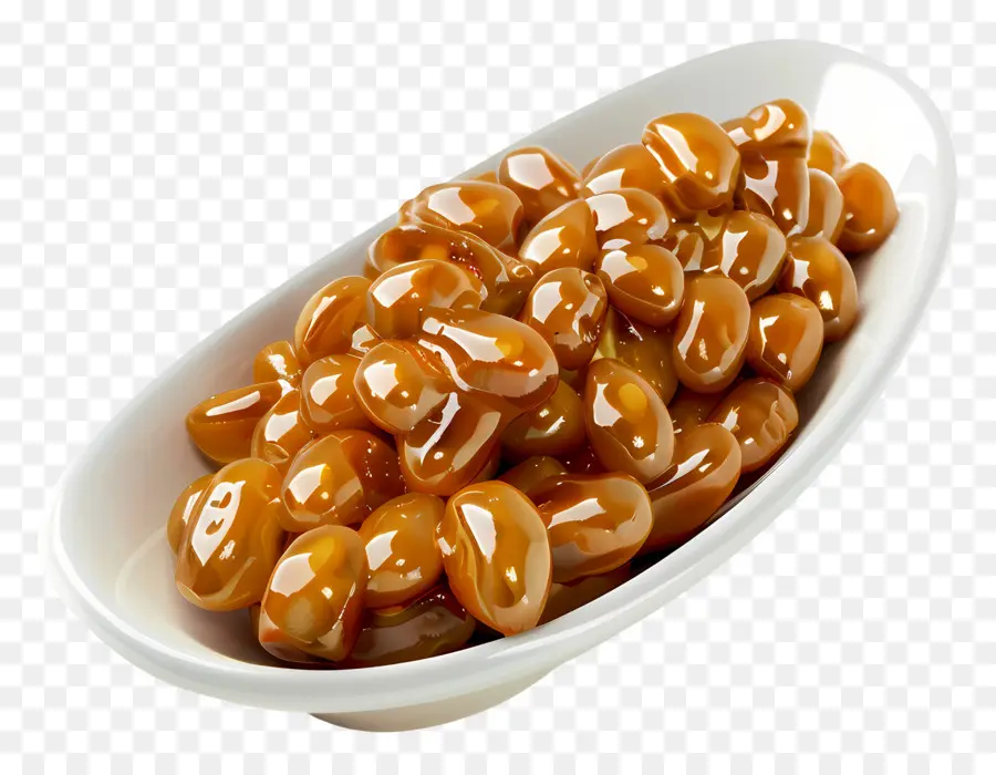 Natto，Karamelize Fasulye PNG