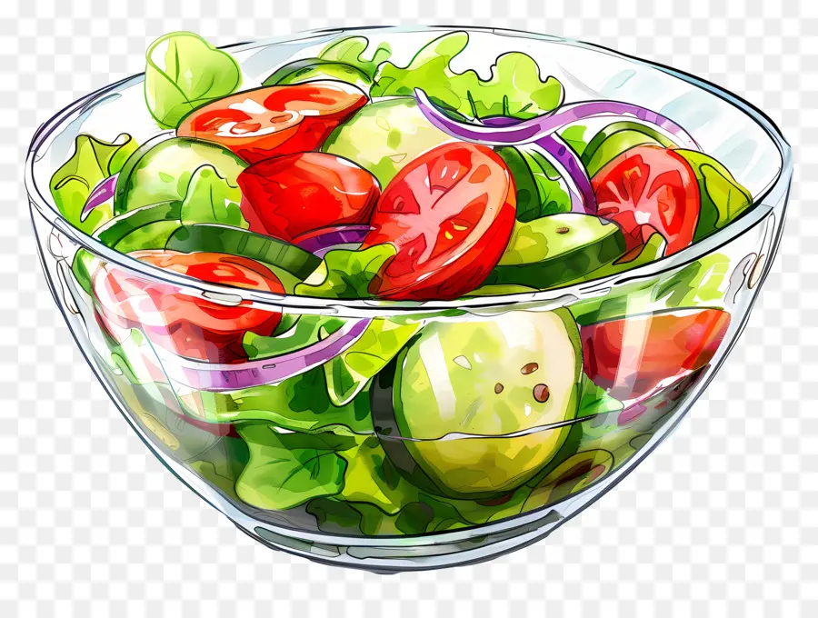 Bir Kase Salata，Salata PNG