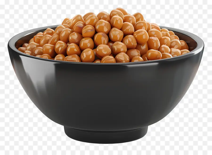 Natto，Bir Kase Soya Fasulyesi PNG