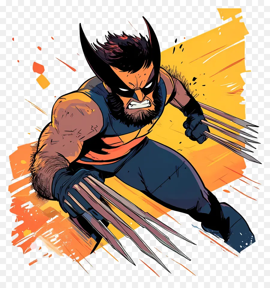 Wolverine，Süper Kahraman PNG