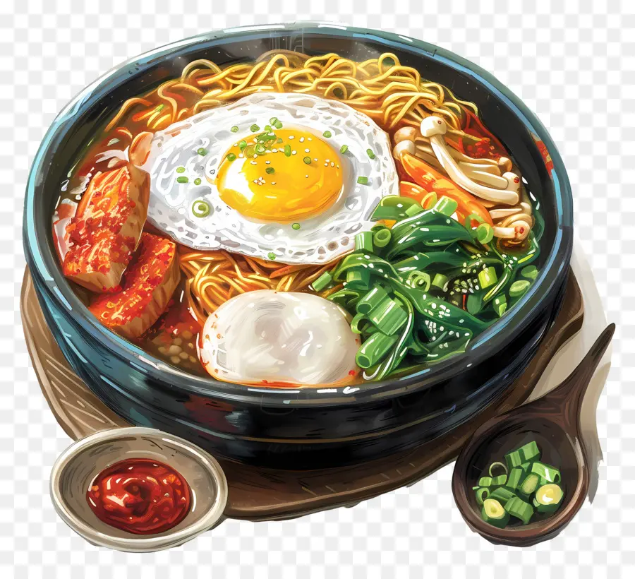 Kore Yemeği，Ramen PNG