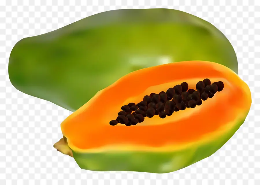 Papaya，Dilimlenmiş PNG