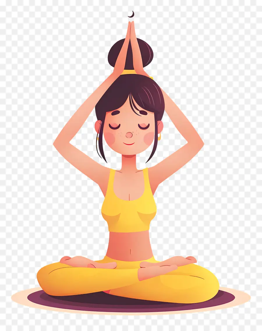 Yoga Yapan Kadın，Yoga Yapan Kız PNG