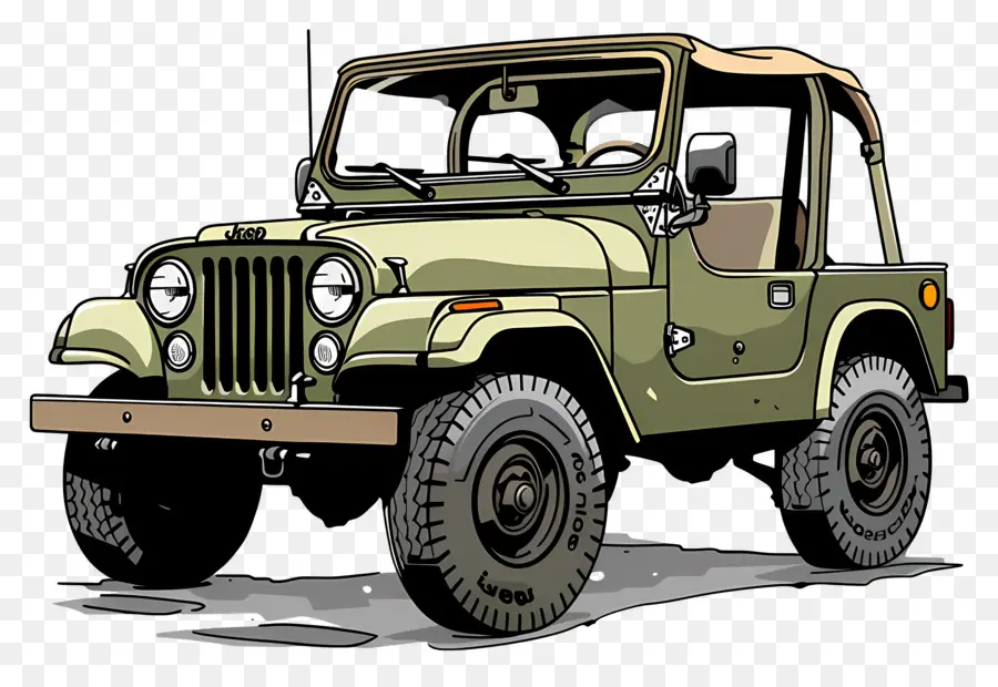 Jip，Yeşil Jeep PNG