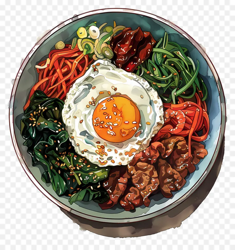 Kore Yemeği，Bibimbap PNG