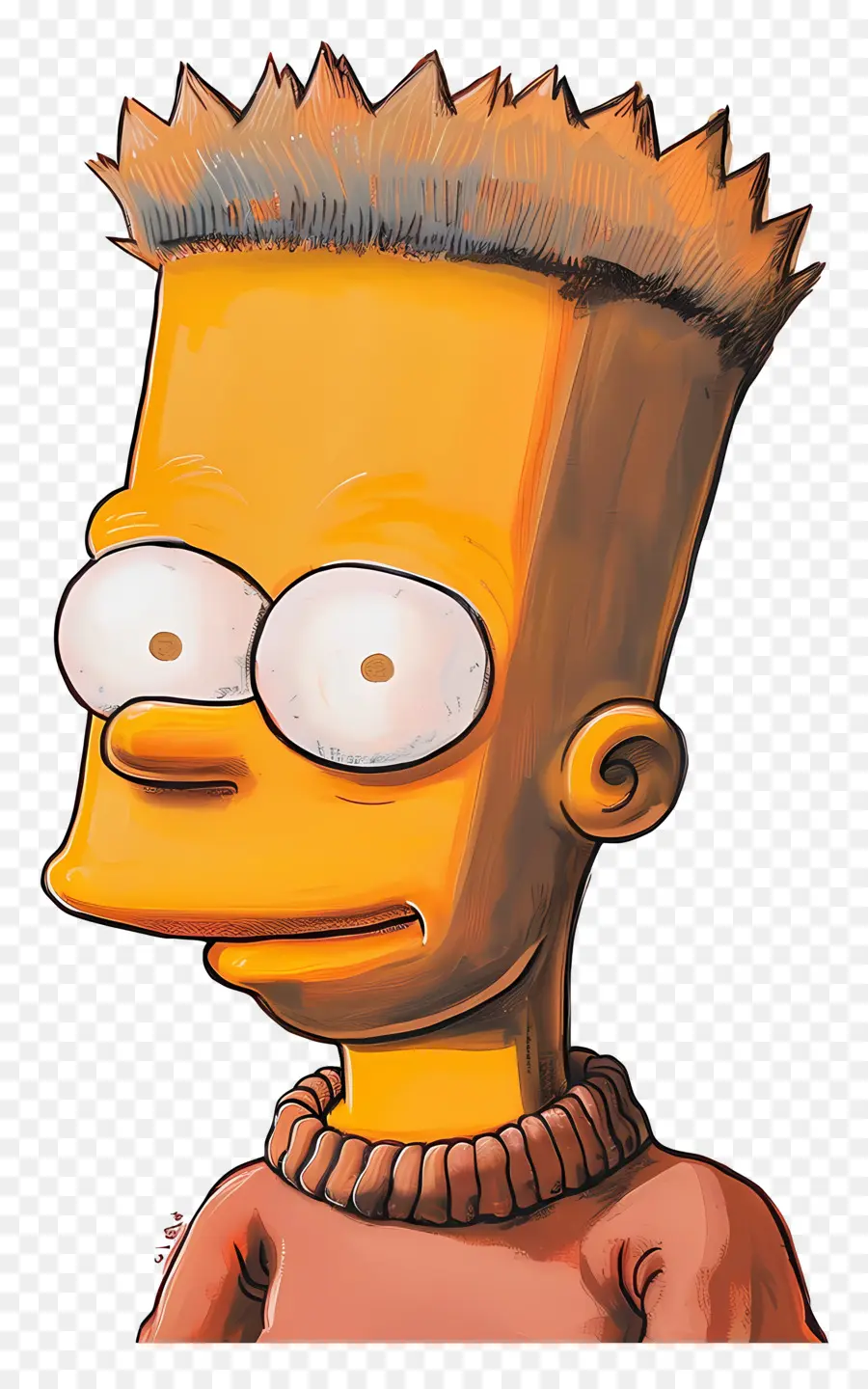 Bart Simpson，Karikatürize Et çocuk PNG