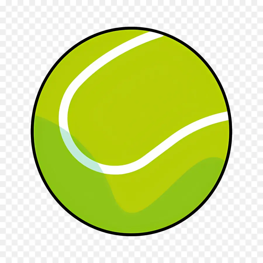 Tenis Topu，Yeşil PNG