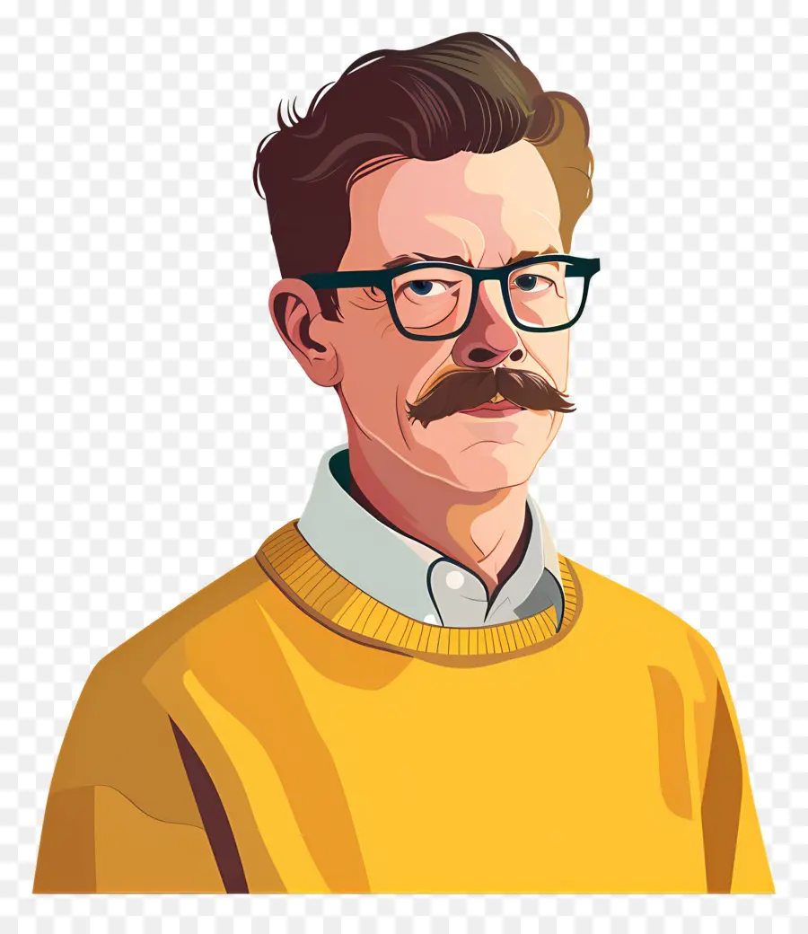 Ned Flanders，Gözlüklü Adam PNG