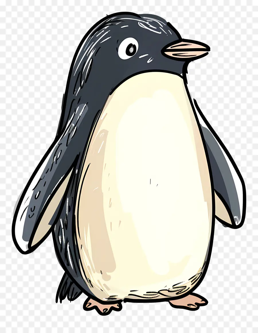 Penguen，Kuş PNG