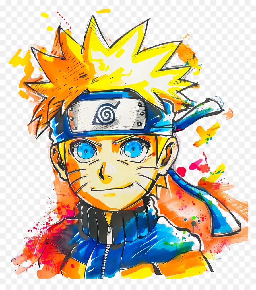 Naruto Uzumaki，Anime Karakteri PNG