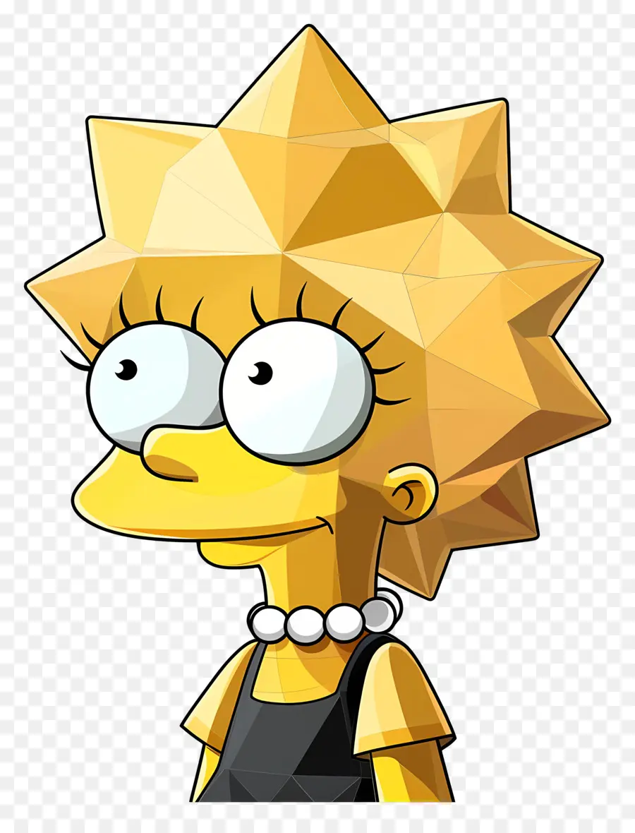 Lisa Simpson，Karikatür PNG