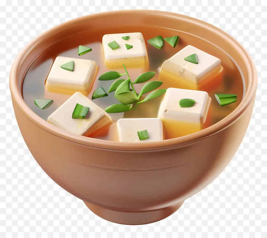 Miso çorbası，Tofu Çorbası PNG