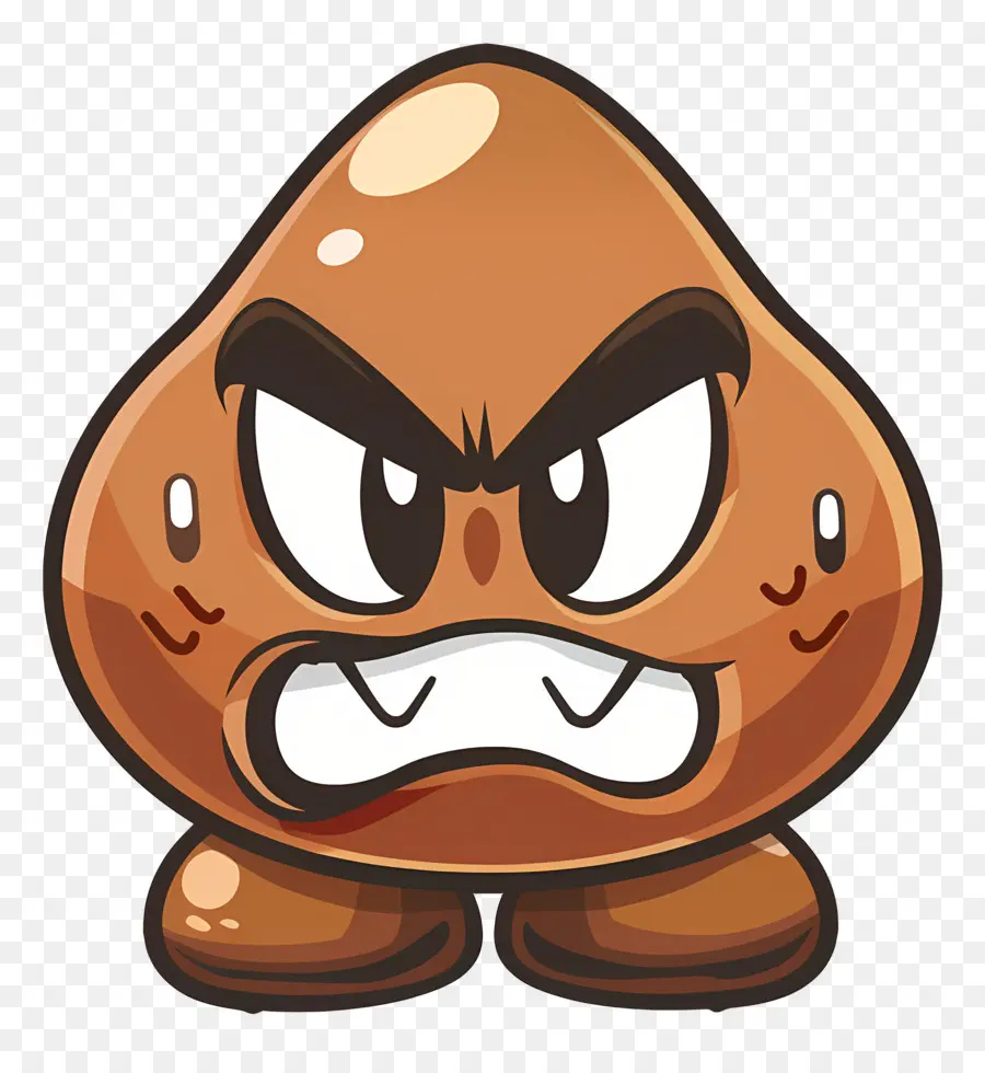 Goomba，Kızgın Mantar PNG