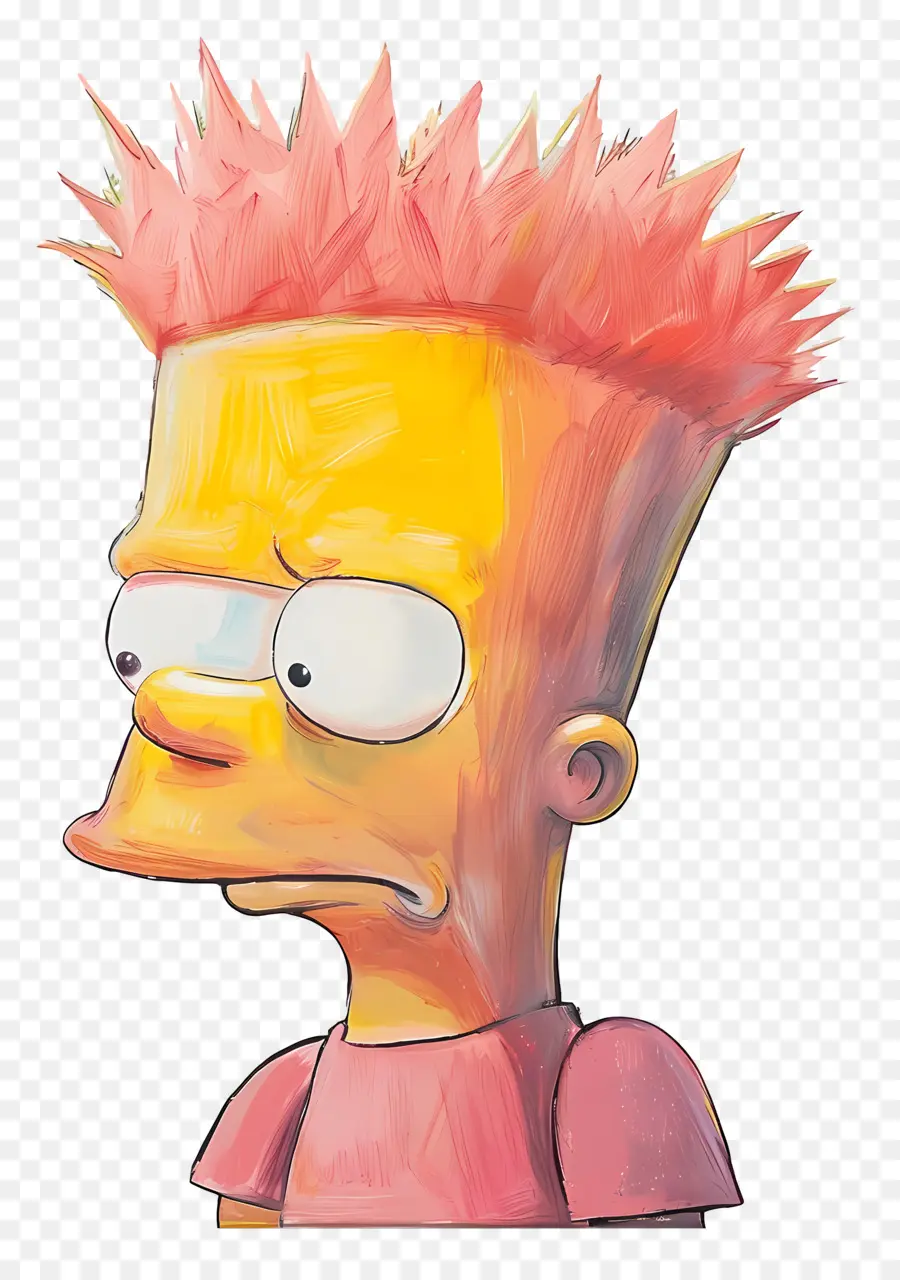 Bart Simpson，Karikatürize Et çocuk PNG