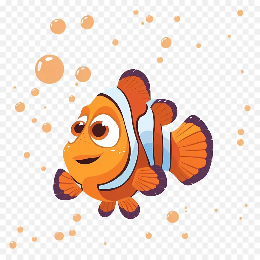 Nemo，Turuncu Palyaço Balığı PNG