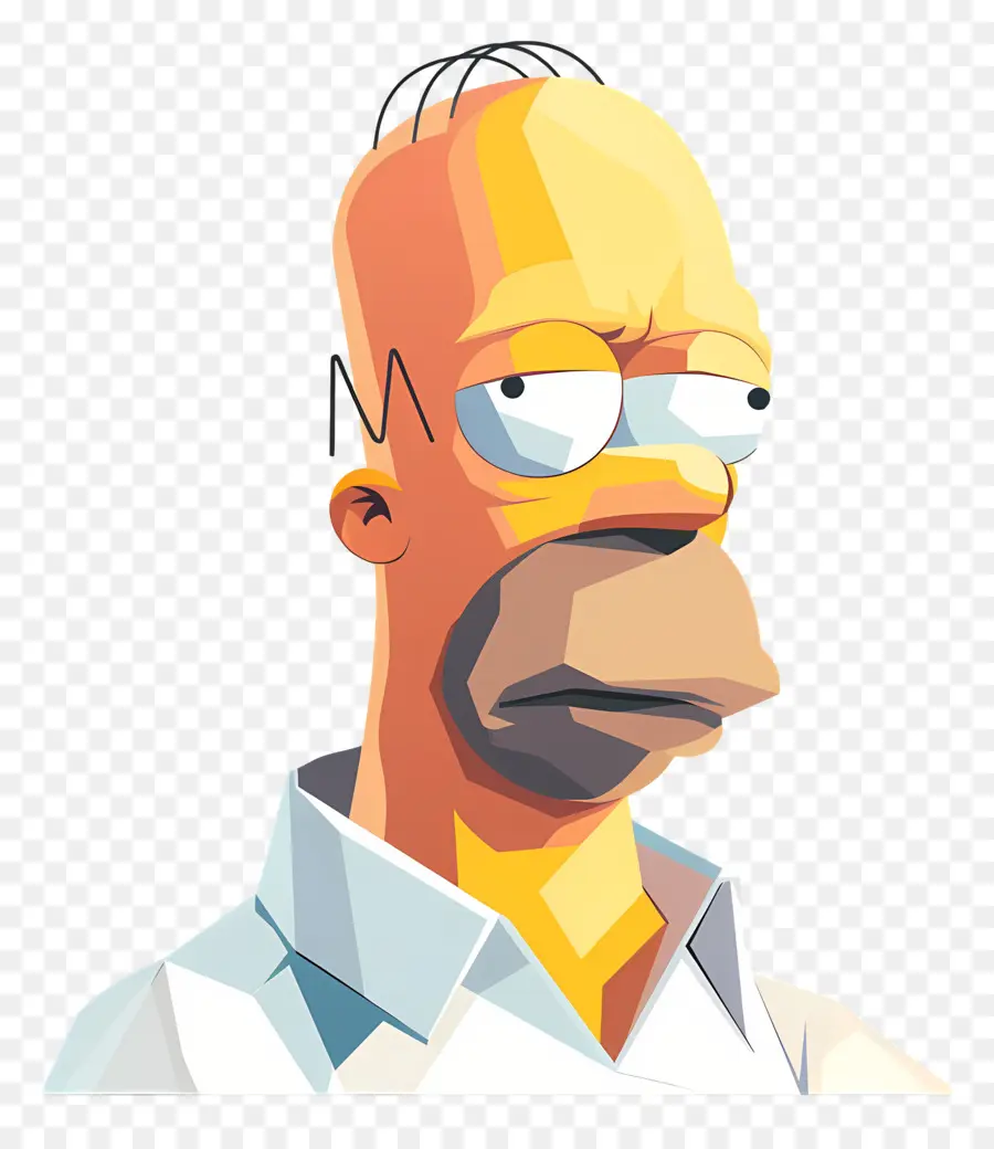 Homer Simpson，Çizgi Film Karakteri PNG