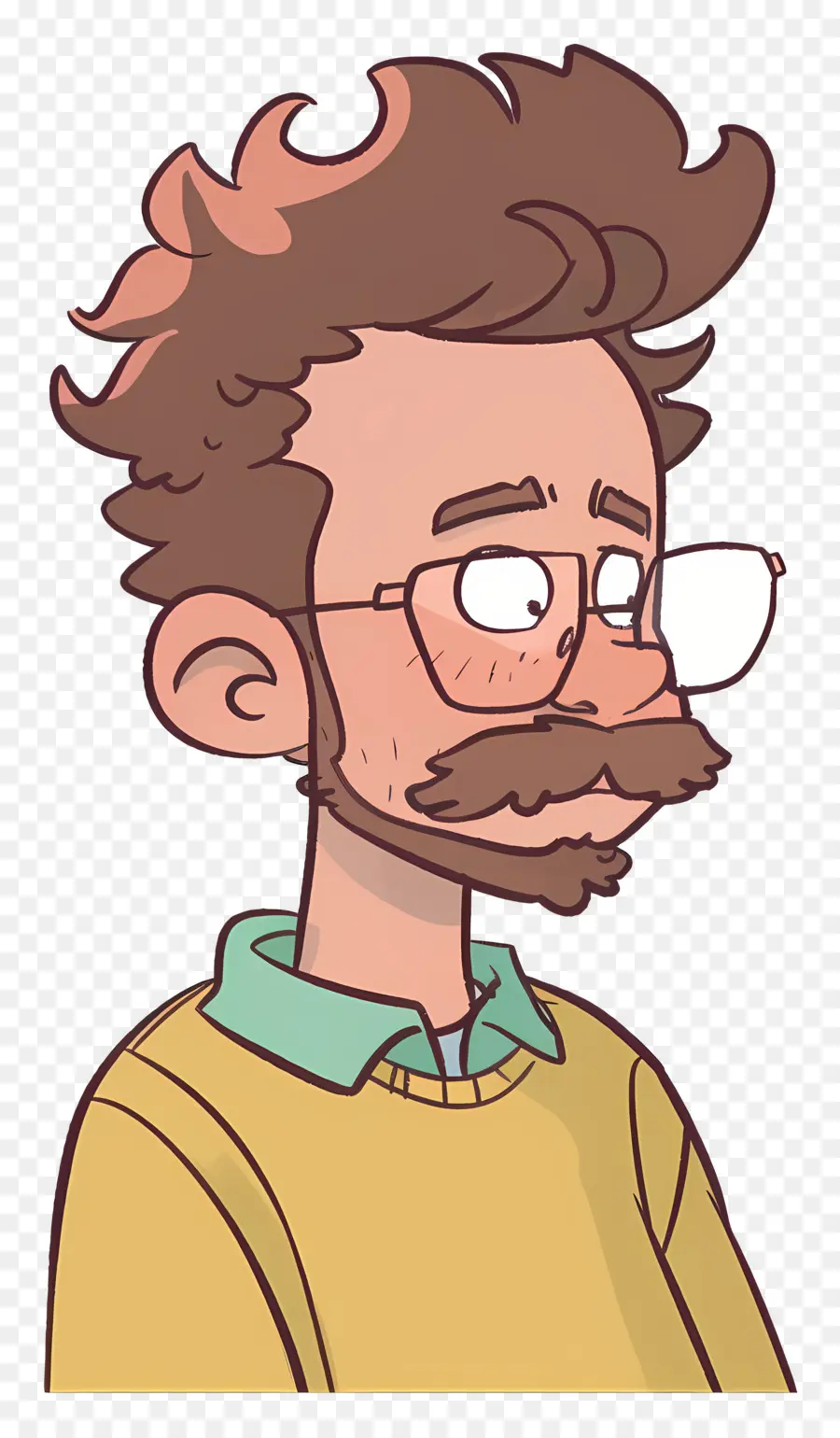 Ned Flanders，Çizgi Film Adam Gözlüklü PNG