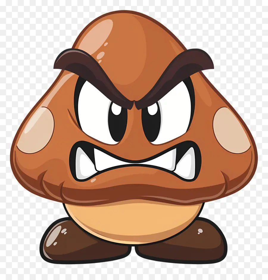 Goomba，Kızgın Mantar PNG