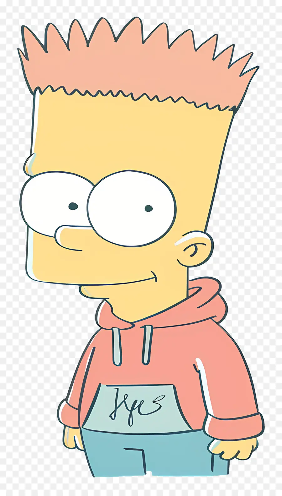 Bart Simpson，Dikenli Saçlı çizgi Film çocuğu PNG