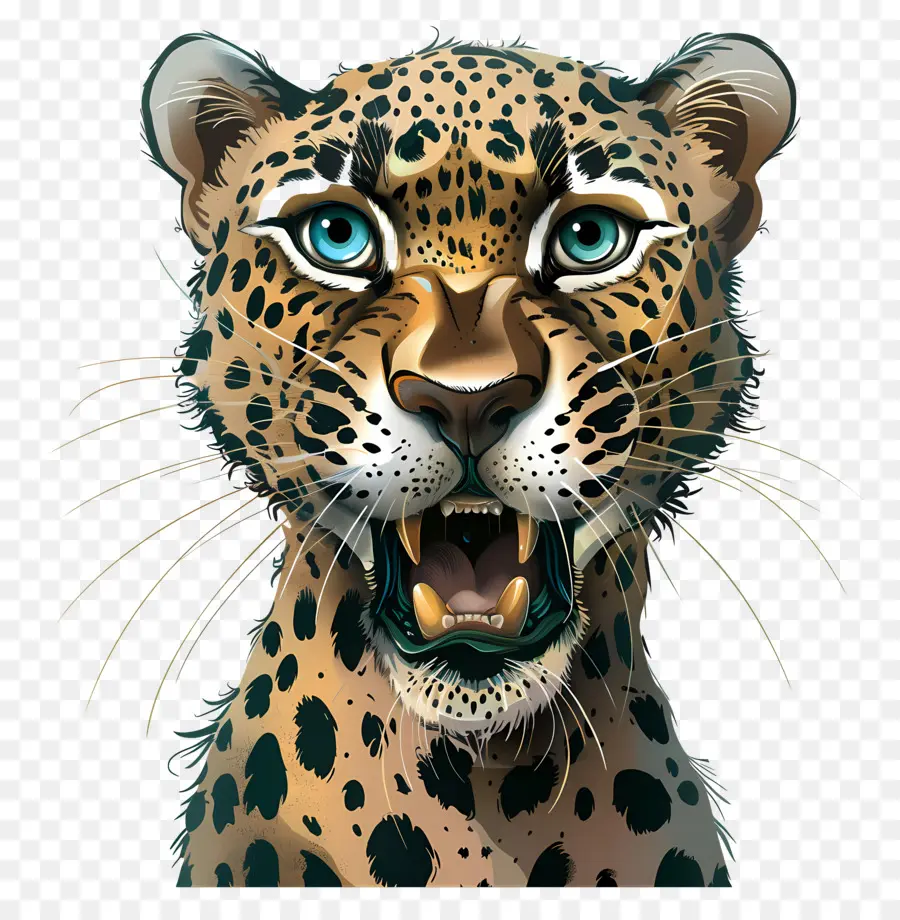 Leopar，Sevimli Çita PNG