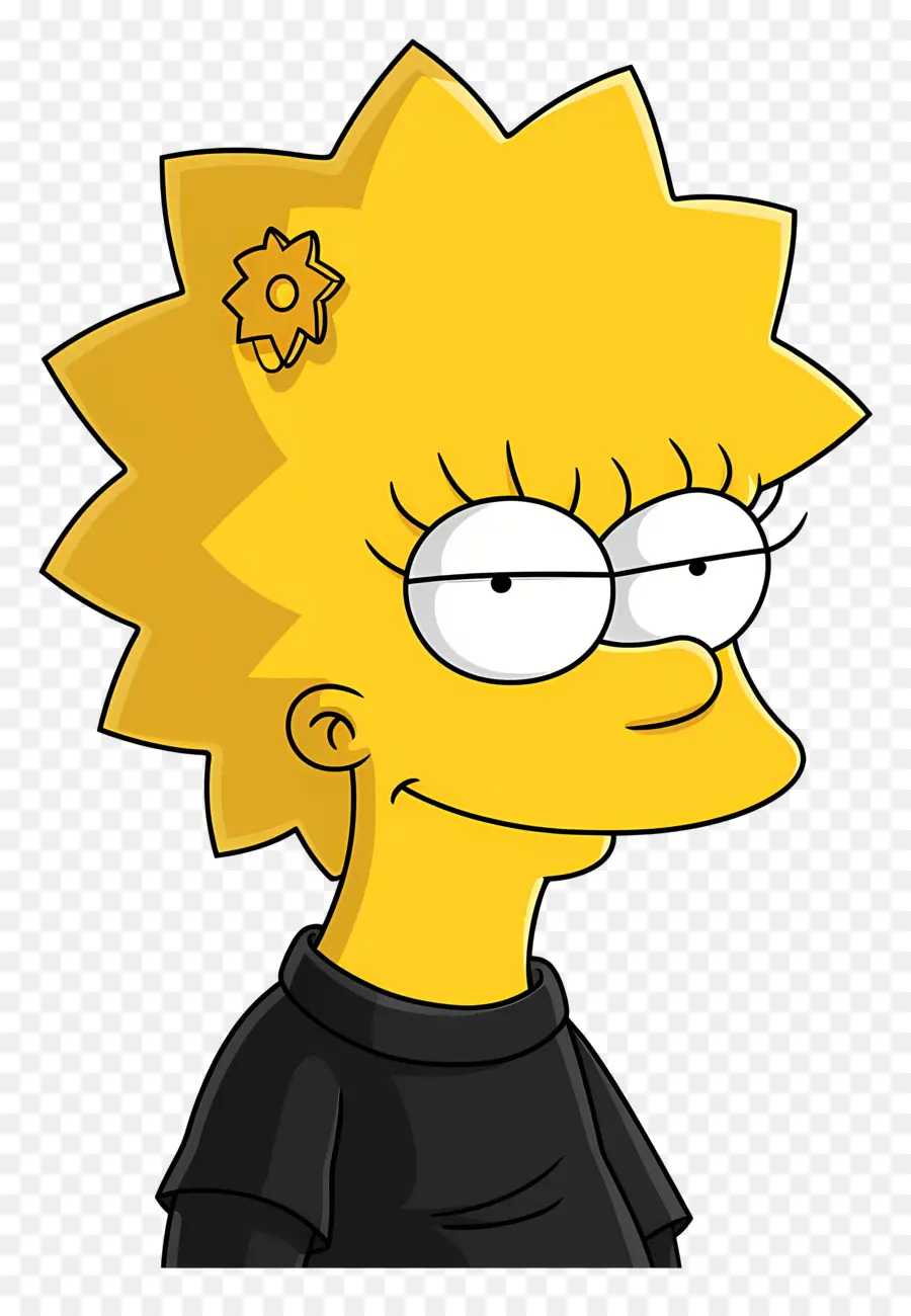 Lisa Simpson，Karikatür PNG