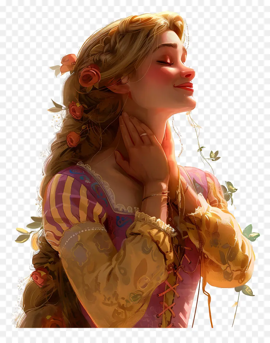 Rapunzel Prensesi，Sarışın Prenses PNG