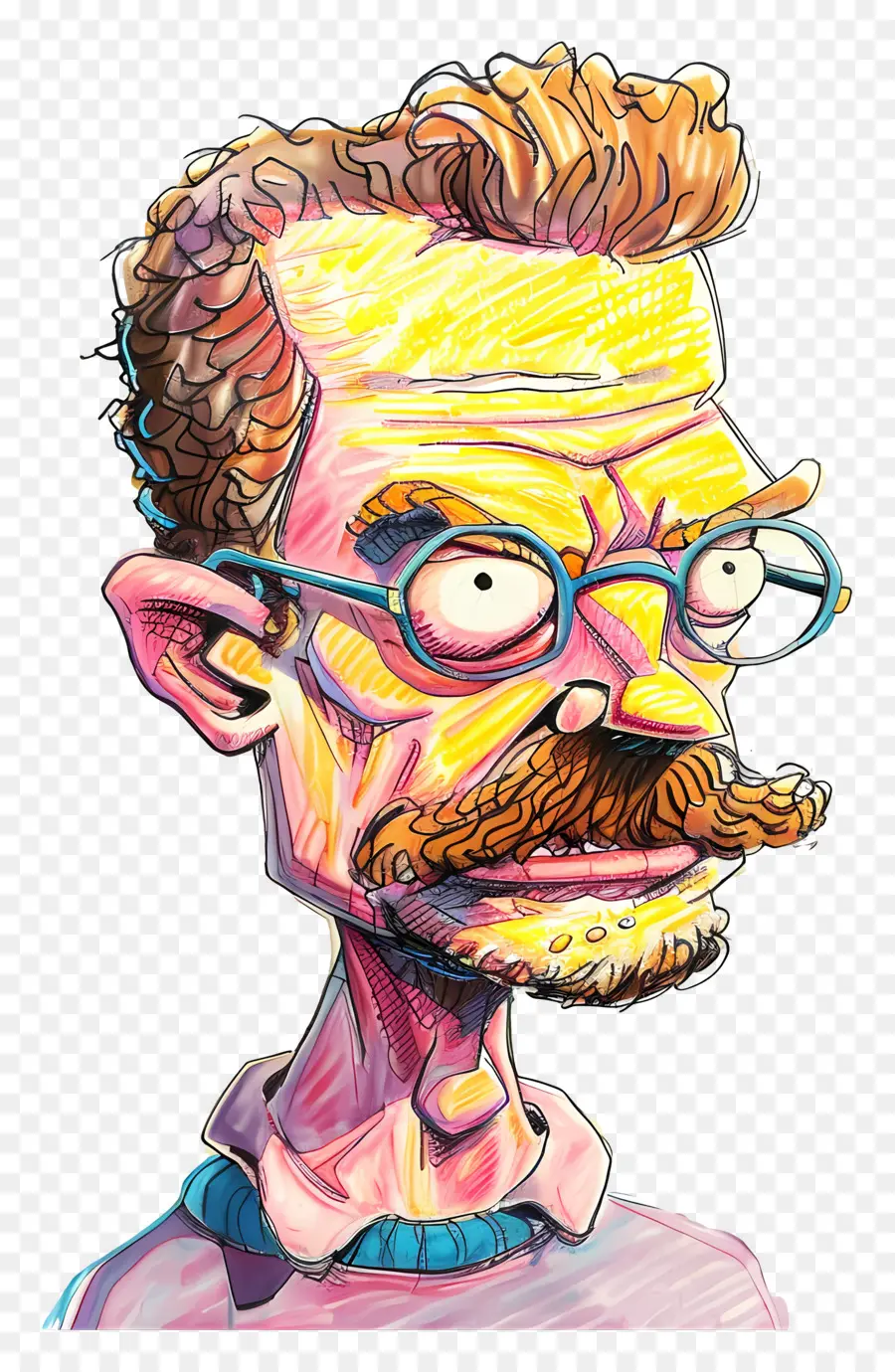 Ned Flanders，Karikatür Adam PNG