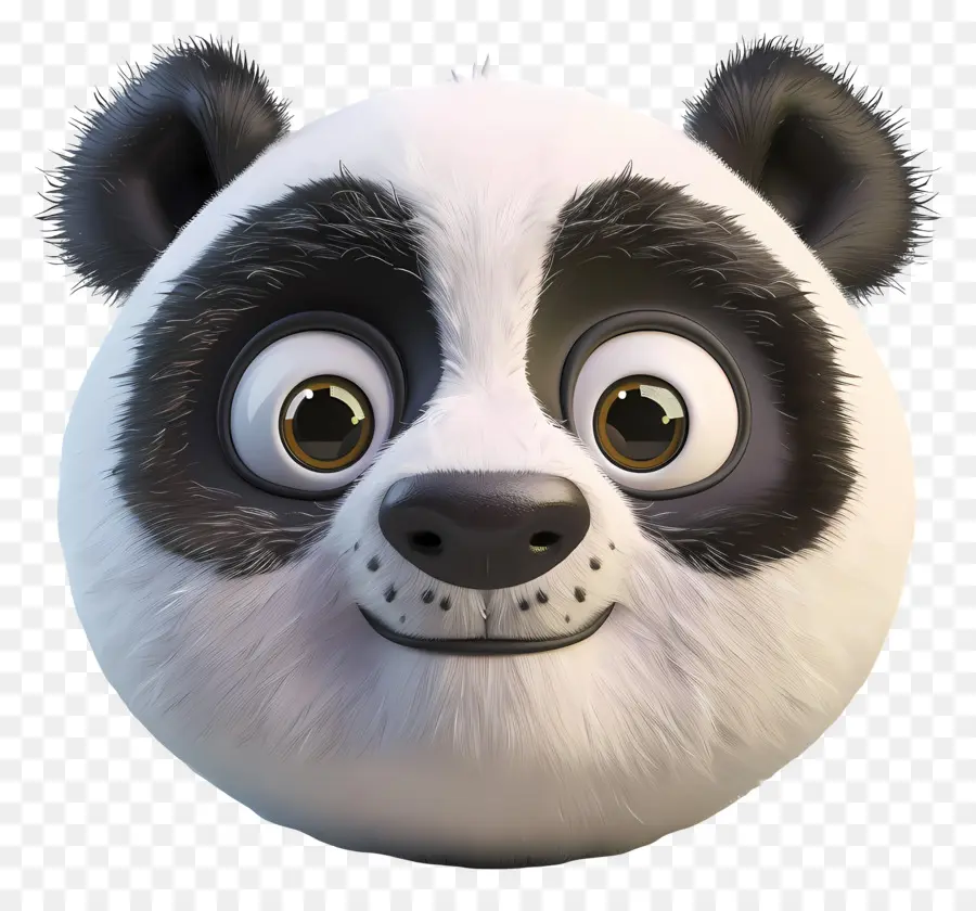 Panda Yüzü，Sevimli Panda Yüzü PNG