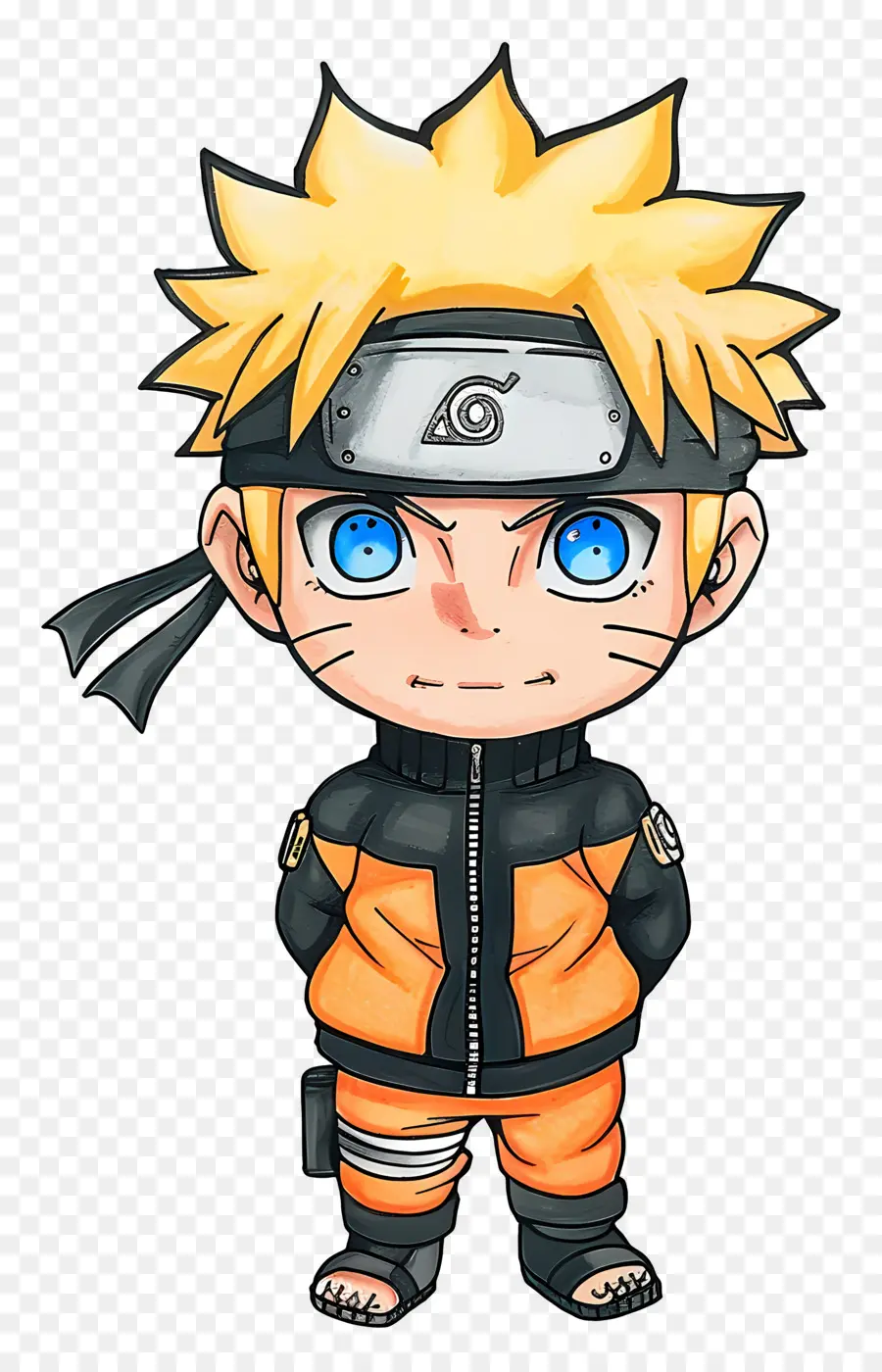 Naruto Uzumaki，Sarı Saçlı Anime Karakteri PNG